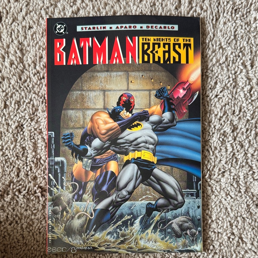 DC Comics Batman Ten Nights of the Beast Comic - Red, Black, Gray